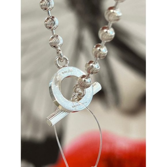 GUCCI Boule Toggle Silver Bracelet - Picture 5 of 12